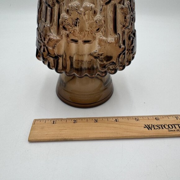 vidrios san miguel recycled glass Large smokey color Christmas Tree Spain - Picture 9 of 9